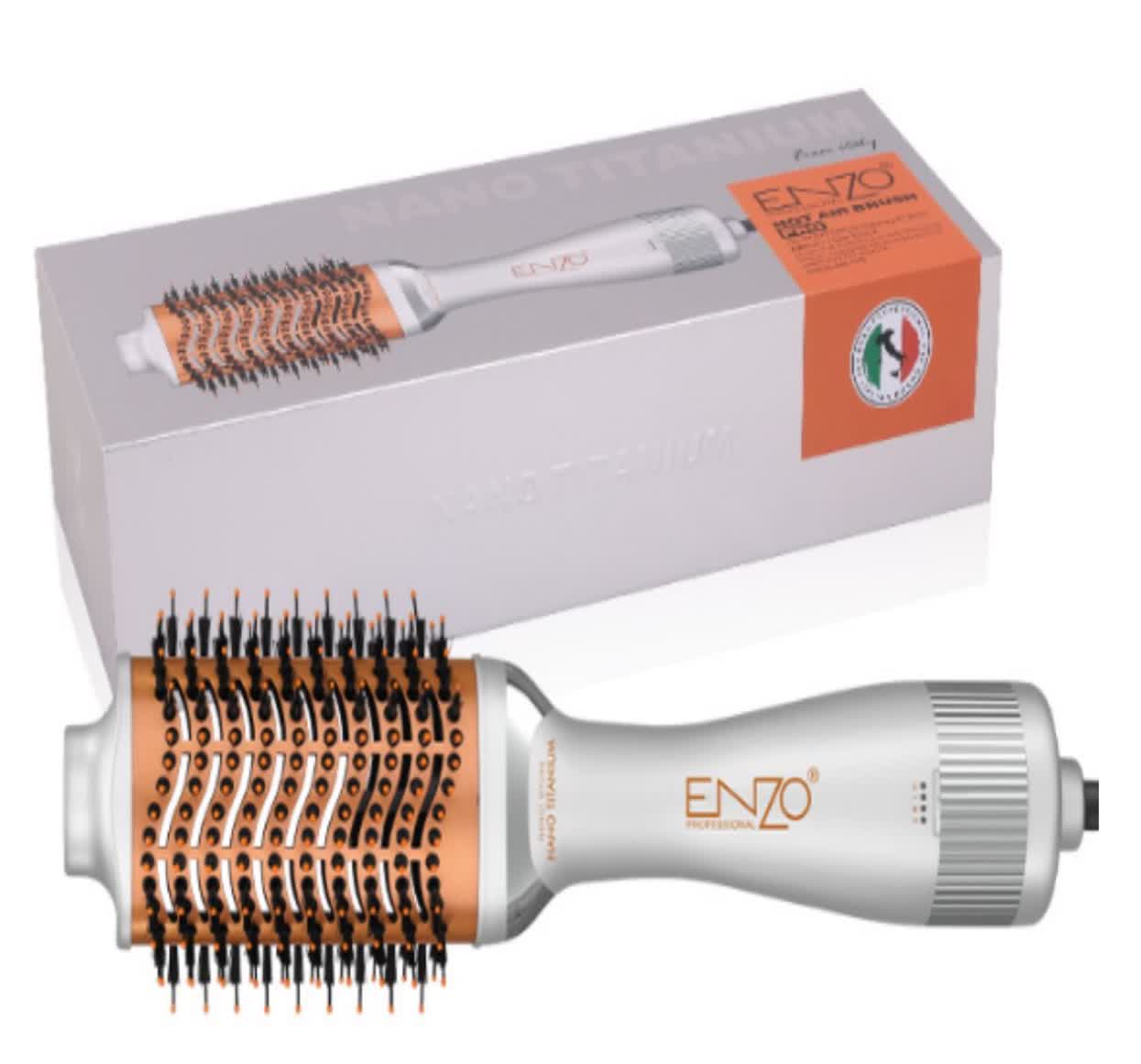 خرید برس سشوار انزو ENZO NANO TITANIUM | برس حرارتی حرفه‌ای برای خشک‌کردن و حالت‌دهی مو