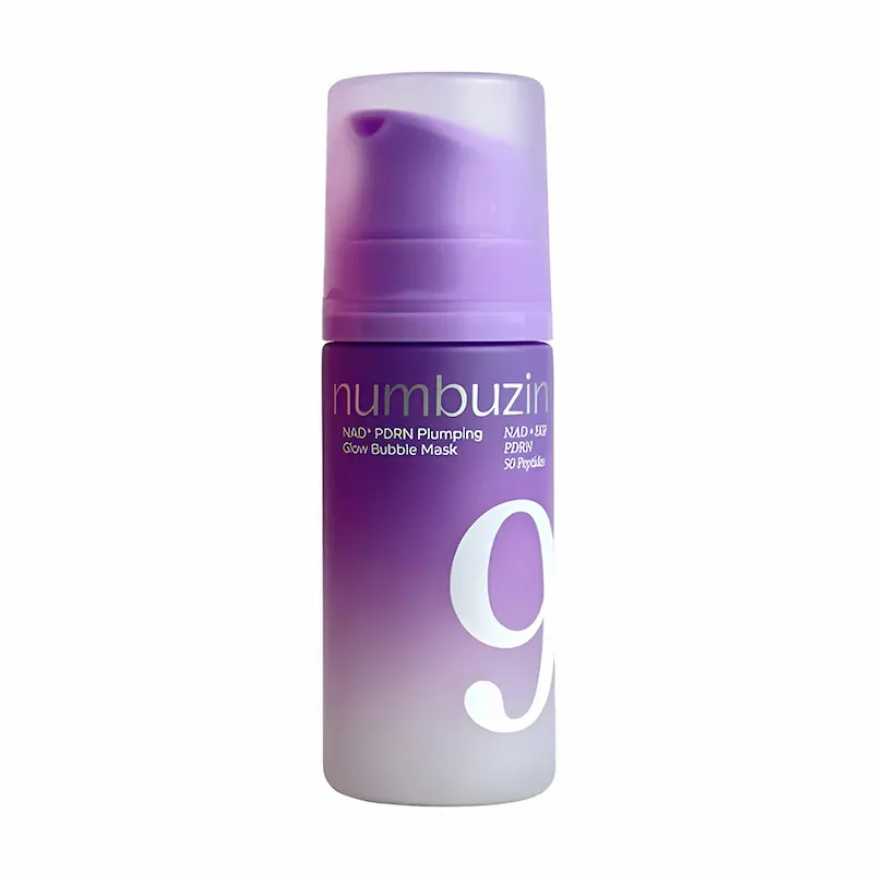 numbuzin nad pdrn plumping glow bubble mask
